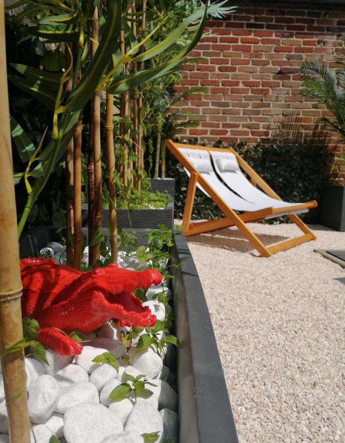 L'Escale Tropicale, Appartement Independant Avec Terrasse Privative Saint-Quentin  Eksteriør bilde
