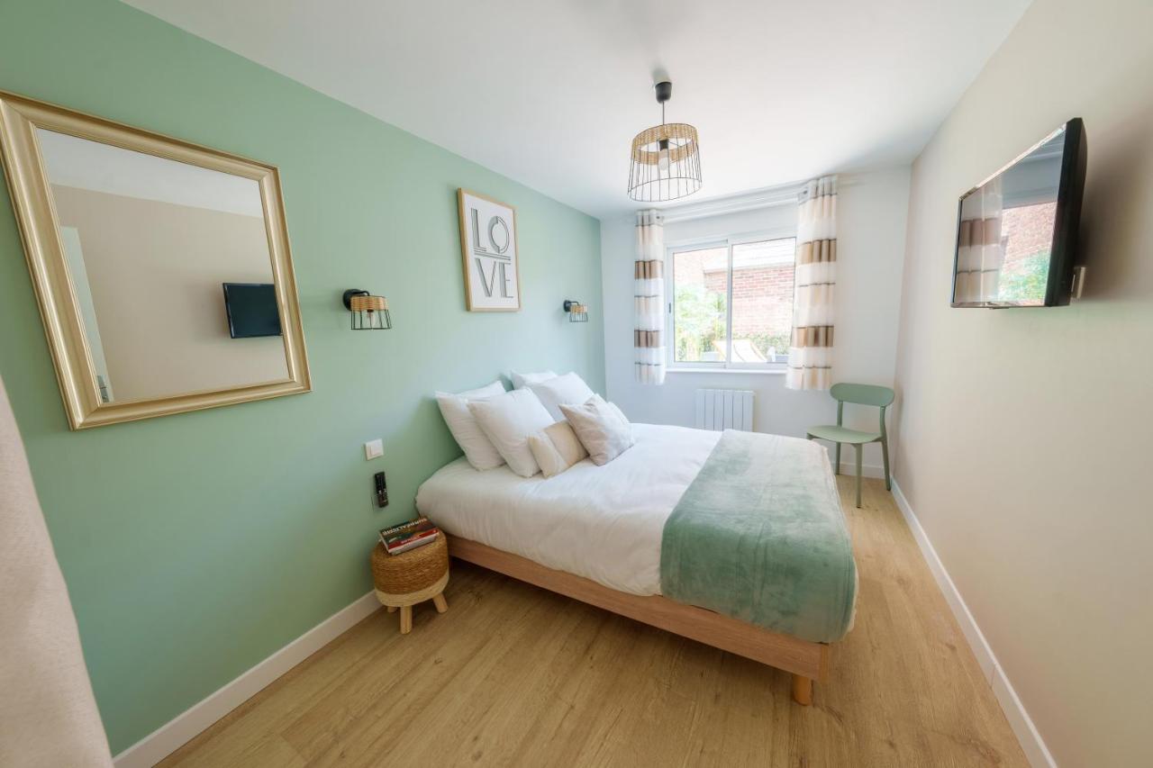 L'Escale Tropicale, Appartement Independant Avec Terrasse Privative Saint-Quentin  Eksteriør bilde