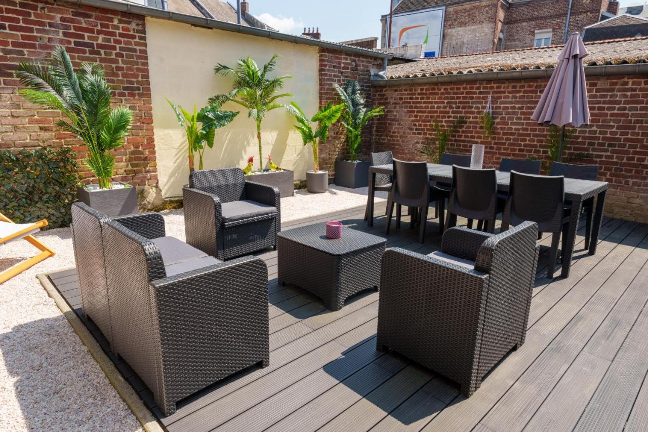 L'Escale Tropicale, Appartement Independant Avec Terrasse Privative Saint-Quentin  Eksteriør bilde